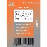 Szuper ajánlat MTL 63,5x88 mm premium MATT kártyavédő 50db