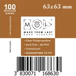 Ajánlat MTL 63x63 mm standard kártyavédő 100 db