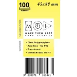 MTL 45x80 mm standard kártyavédő 100db Csak ma