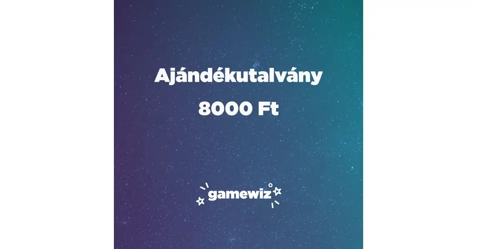 Ajándékkupon 8.000 Ft értékben Kihagyhatatlan ajánlat