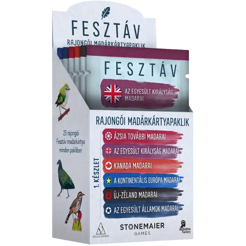 Fesztáv – Rajongói madárkártyapaklik 1. szett Kihagyhatatlan ajánlat