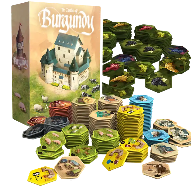 Ne maradj le The Castles of Burgundy – Upgraded Hex Acrylic