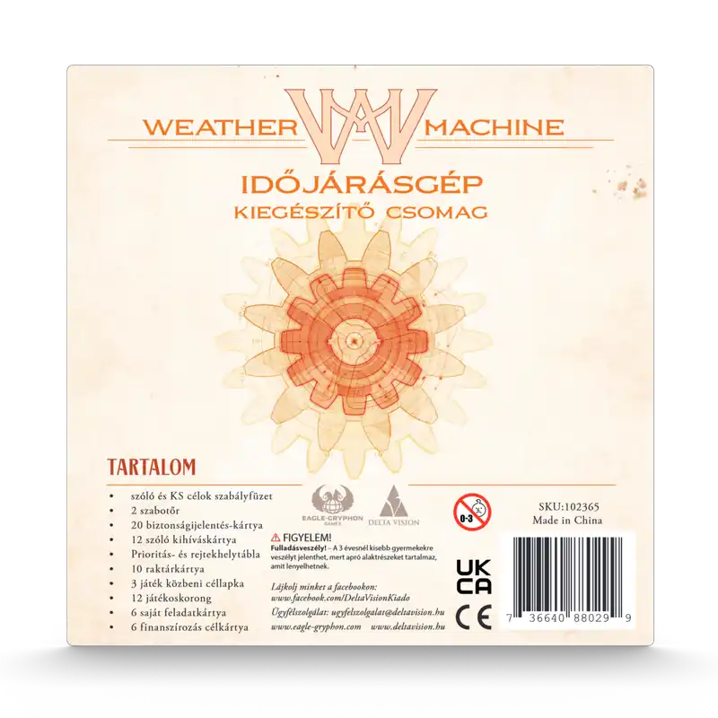 Ne maradj le Időjárásgép (Weather Machine) A szabotőrök – Szólómód kiegészítőcsomag