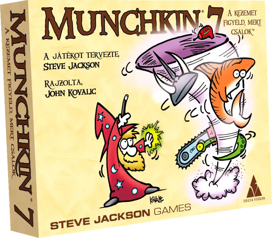 Munchkin 7. – A kezemet figyeld, mert csalok Szuper akció