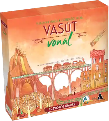 Vasút vonal – Tűzvörös kiadás Gyors kiszállítás