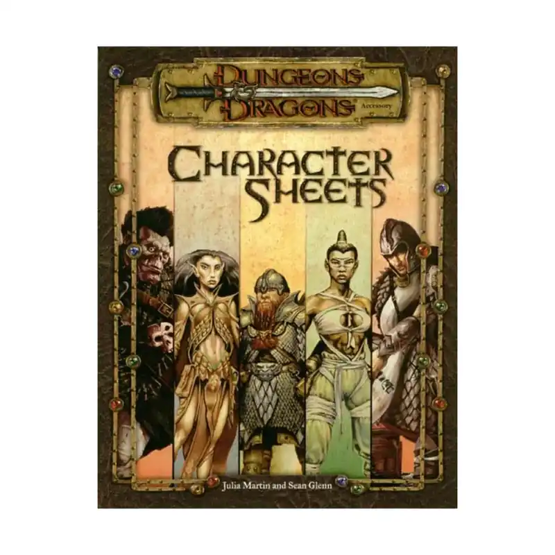 Rendeld meg most Character Sheet D&D 3.
