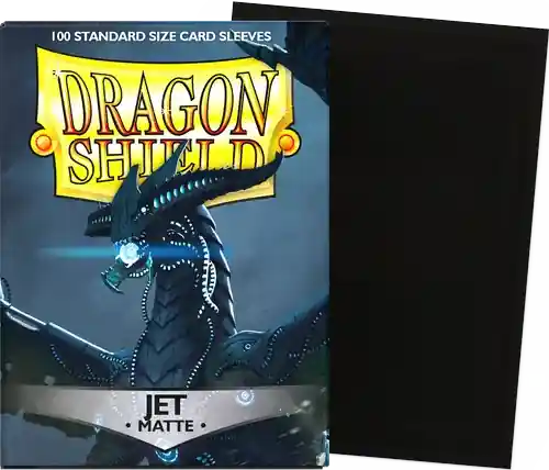Prémium Dragon Shield – Matte Sleeves – Jet (63x88)