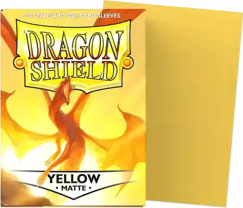 Dragon Shield – Matte Sleeves – Yellow (63x88) Rendeld meg most