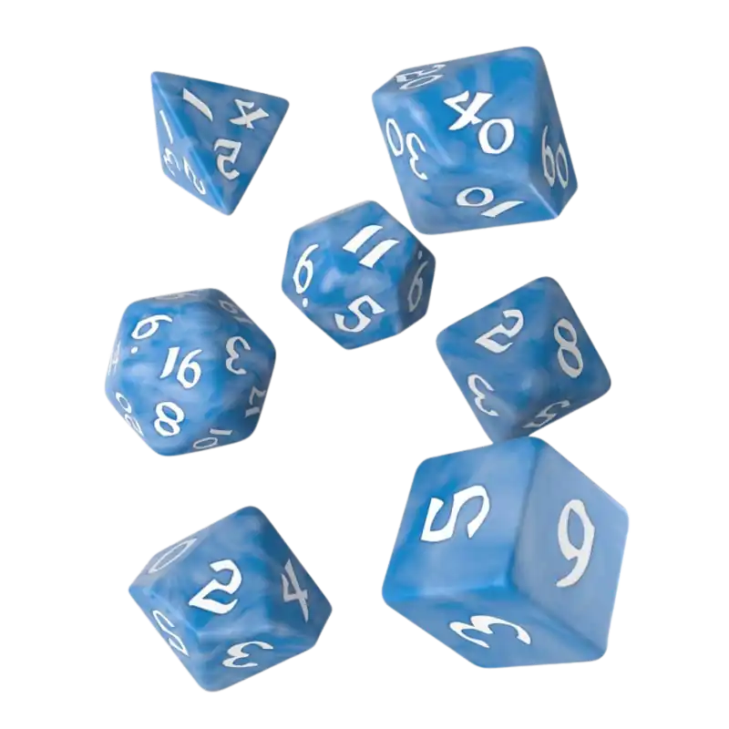 Classic Runic Dice Set – Glacier/White Exkluzív ajánlat