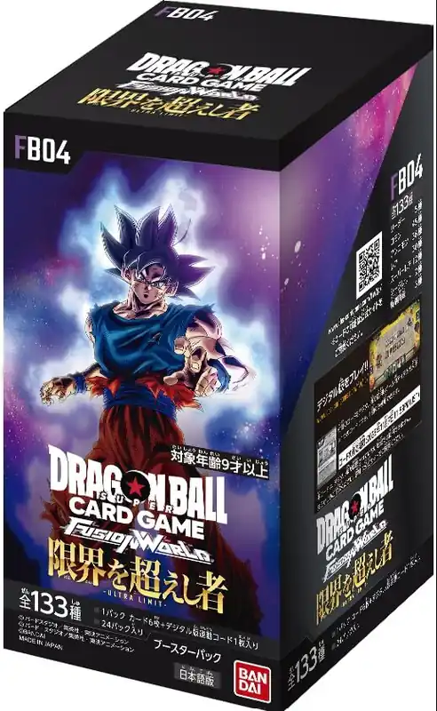 Olcsóbb Japán Dragon Ball Super Card Game Fusion World FB04 Ultra Limit Display (24packs)