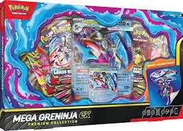Azonnal elérhető Pokémon TCG Mega Greninja Ex Premium Collection