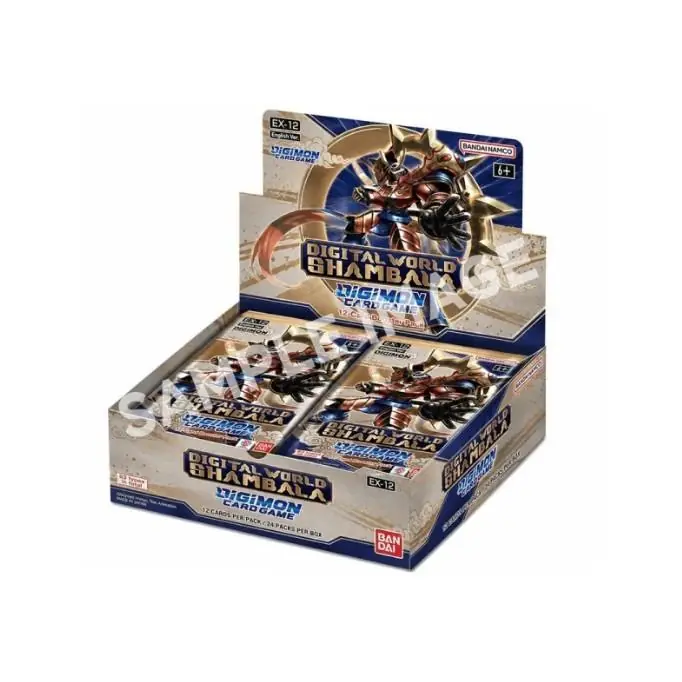 Gyors szállítás Digimon Card Game - Digital World Shambala EX12 Booster Display (24 Packs)