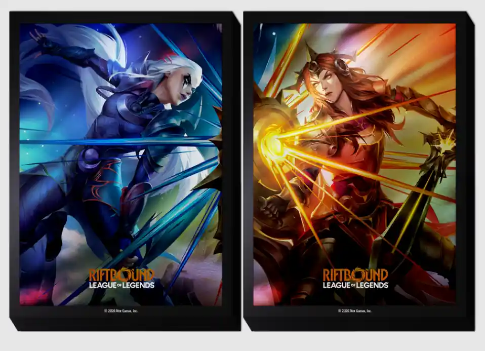 Legjobb ár Riftbound League of Legends TCG - Vendetta Diana vs Leona Sleeves