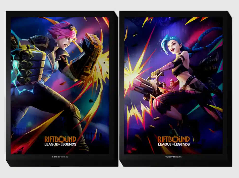 Riftbound League of Legends TCG - Vendetta Jinx vs Vi Sleeves Korlátozott ajánlat