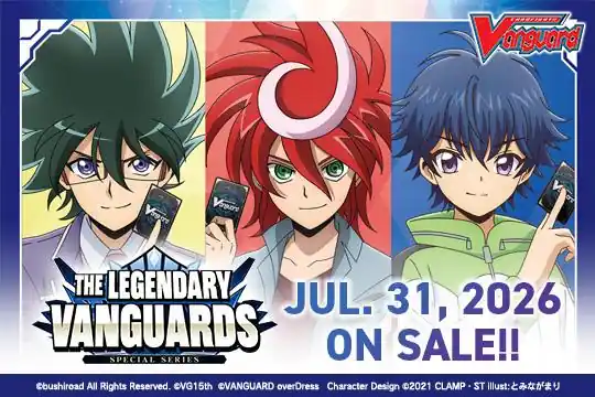 Cardfight!! Vanguard The Legendary Vanguards Display (10 Packs) Prémium