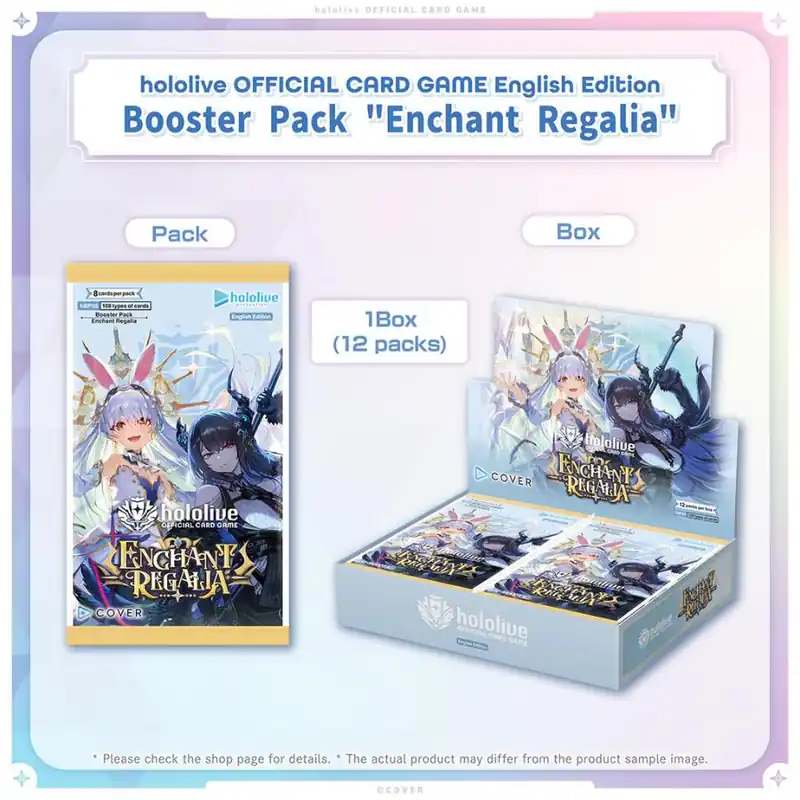 Hololive Card Game - Enchant Regalia Display (12packs) Rendeld meg most