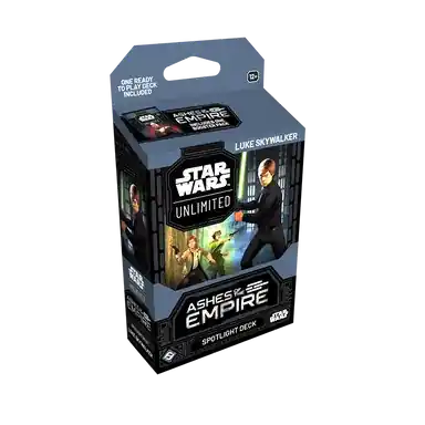 Exkluzív ajánlat Star Wars Unlimited Ashes of the Empire Spotlight Deck Luke Skywalker