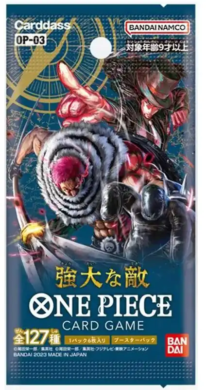 Japán One Piece Card Game Pillars of Strength OP03 Booster (6cards) Népszerű