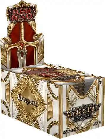 Akciós ár Flesh & Blood Mastery Pack Warrior Booster Display (12 Booster)