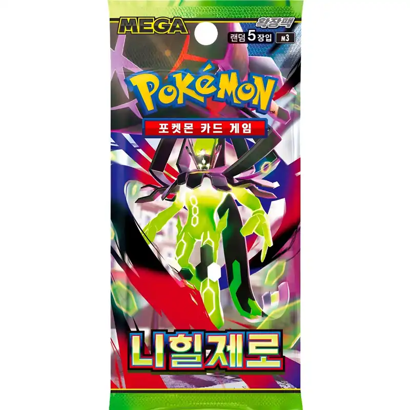 Akció Pokémon TCG Koreai Nihil Zero M3 Booster (5 cards)