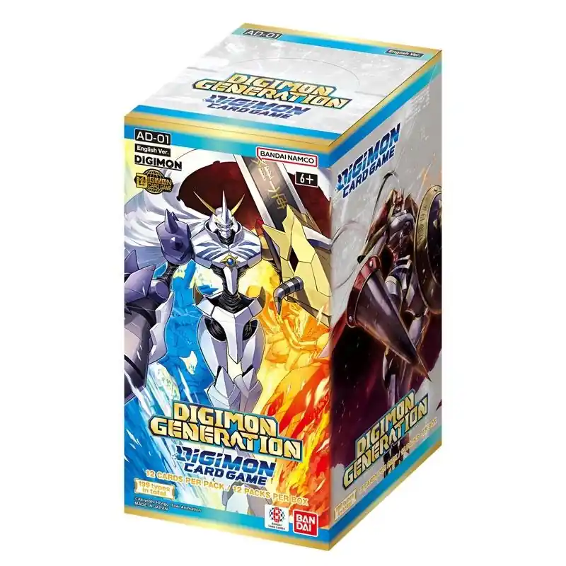 Csak ma Digimon Card Game - Digimon Generation AD-01 Advanced Booster Display (12 Packs)