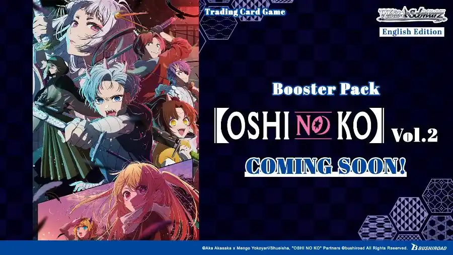 Weiss Schwarz - OSHI NO KO Vol. 2.Booster (8 cards) Alacsony ár