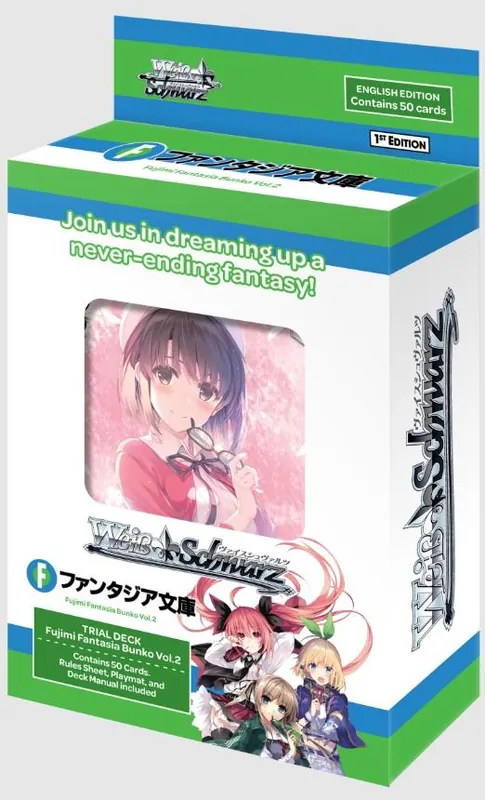 Weiss Schwarz - Fujimi Fantasia Bunko Vol. 2. Trial Deck Rendeld meg most