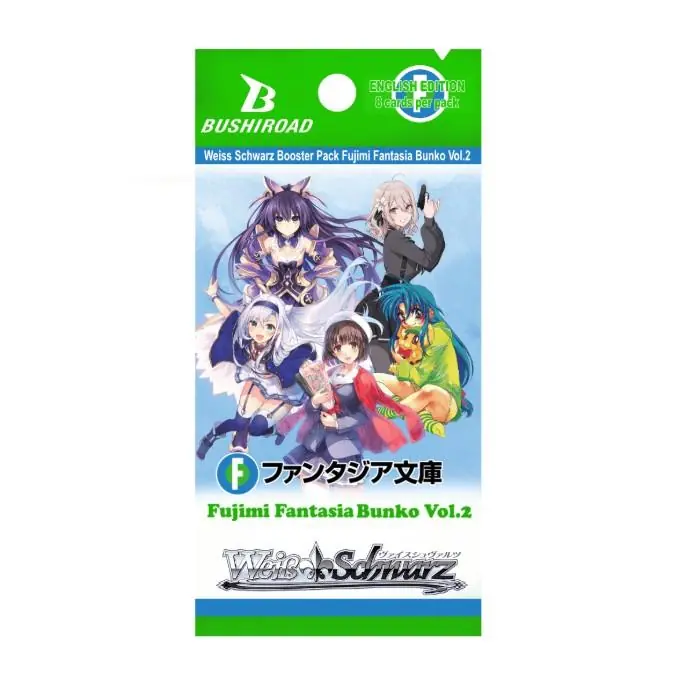 Korlátozott ajánlat Weiss Schwarz - Fujimi Fantasia Bunko Vol. 2. Booster (8 Cards)