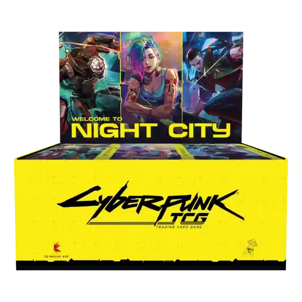 Kiárusítás Cyberpunk TCG - Welcome To Night City Booster Display