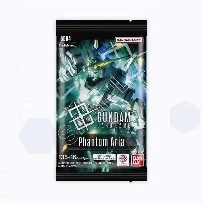 Gundam Card Game Phantom Aria GD04 Booster Vedd meg most