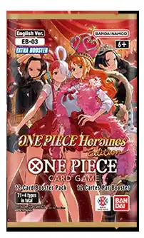One Piece Card Game One Piece Heroines Edition EB03 Booster Szuper akció