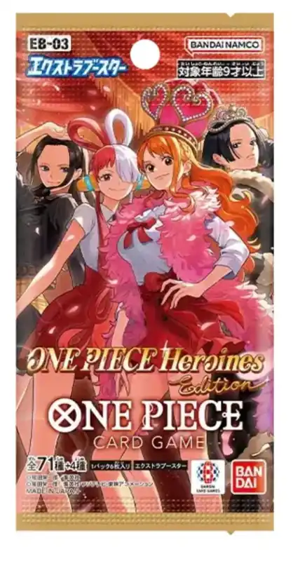 Expressz szállítás Japán One Piece Card Game Heroines Edition EB03 Booster (6cards)