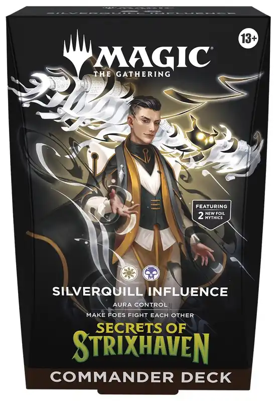 Magic the Gathering - Secrets of Strixhaven - Commander Deck - Silverquill Influence Bestseller
