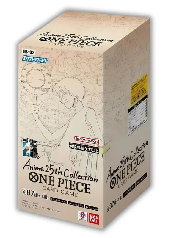 Japán One Piece Card Game Anime 25th Collection EB02 Display (24pack) Különleges ajánlat