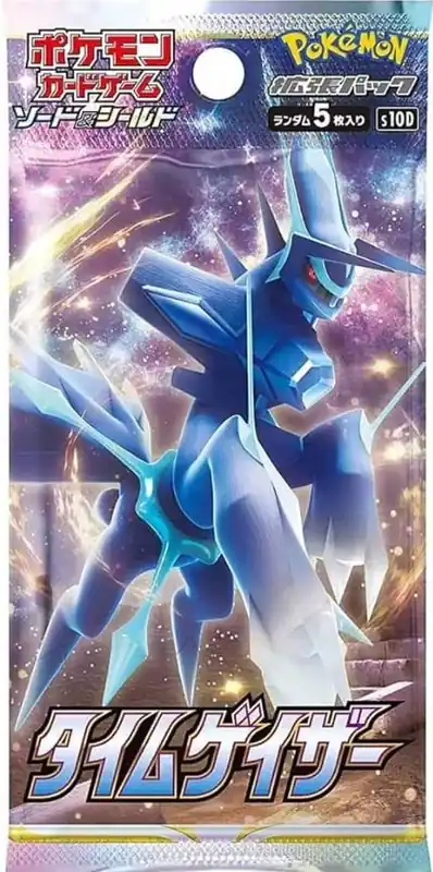 Bestseller Pokémon TCG Japán Time Gazer S10D Booster (5cards)