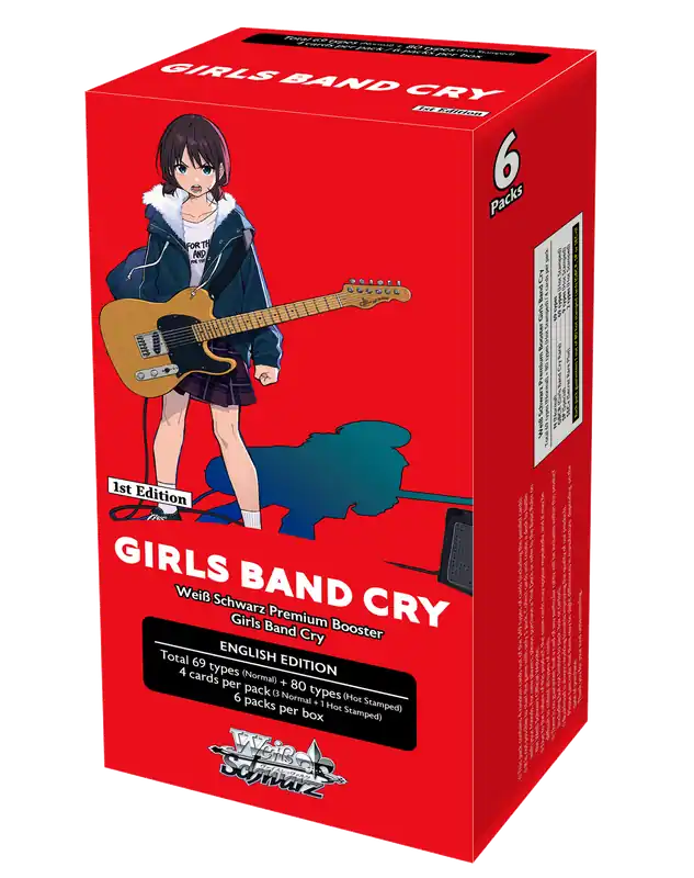 Weiß Schwarz - Girls Band Cry Premium Booster Display (6 packs) Rendeld meg most