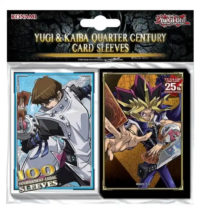 YGO - Yugi & Kaiba Quarter Century Card Sleeves (50/50) Legkelendőbb