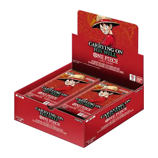 One Piece Card Game Carrying On His Will OP13 Display (24 Packs) Azonnali szállítás