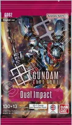 Kihagyhatatlan ajánlat Gundam Card Game Dual Impact Booster GD02 (12 cards)