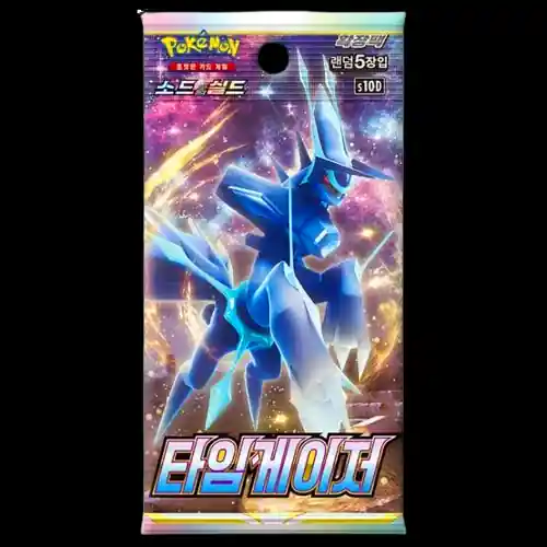 Exkluzív ajánlat Pokémon TCG Koreai Time Gazer S10D Booster (5 cards)