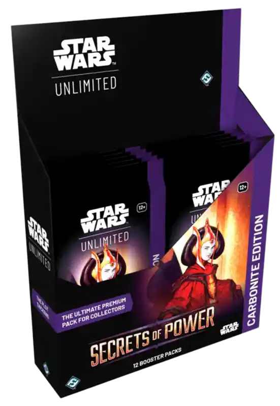 Star Wars Unlimited Secrets of Power Carbonite Booster Display Prémium