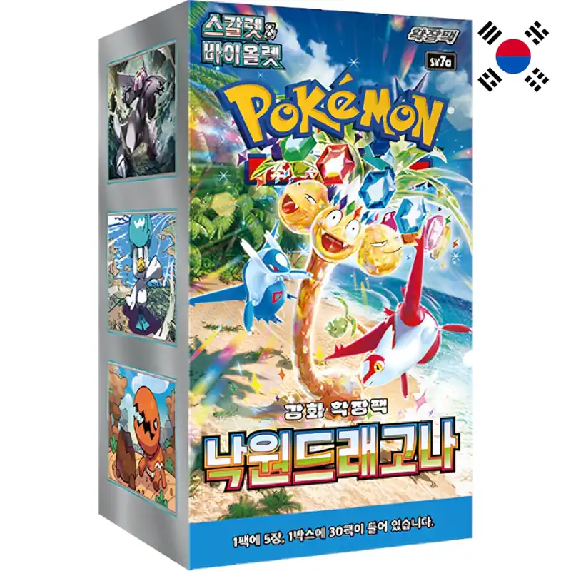 Pokémon TCG Koreai Paradise Dragona SV7A Booster Box (30packs) Legnépszerűbb