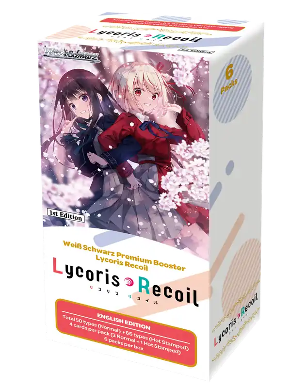 Biztonságos fizetés Weiß Schwarz - Lycoris Recoil Premium Display (6 packs)