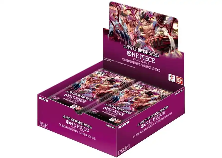 Szuper akció One Piece Card Game A Fist of Divine Speed OP11 Display (24 Packs)