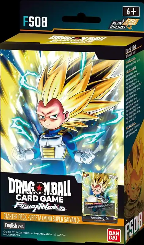 Dragon Ball Super Card Game Fusion World Vegeta (Mini) Super Saiyan 3 Starter Deck Árengedmény