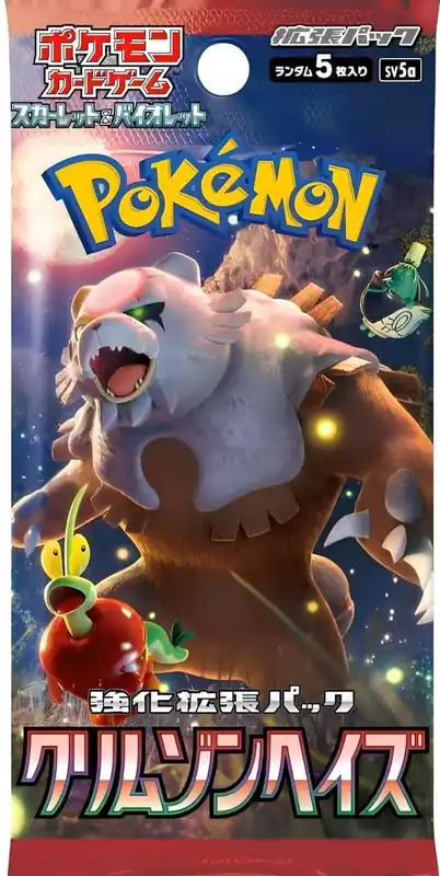 Ajánlat Pokémon TCG Japán Enhanced Expansion Crimson Haze SV5A Pokémon Booster