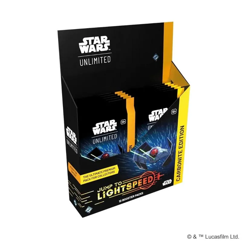Star Wars Unlimited Jump to Lightspeed Carbonite Booster Display Prémium