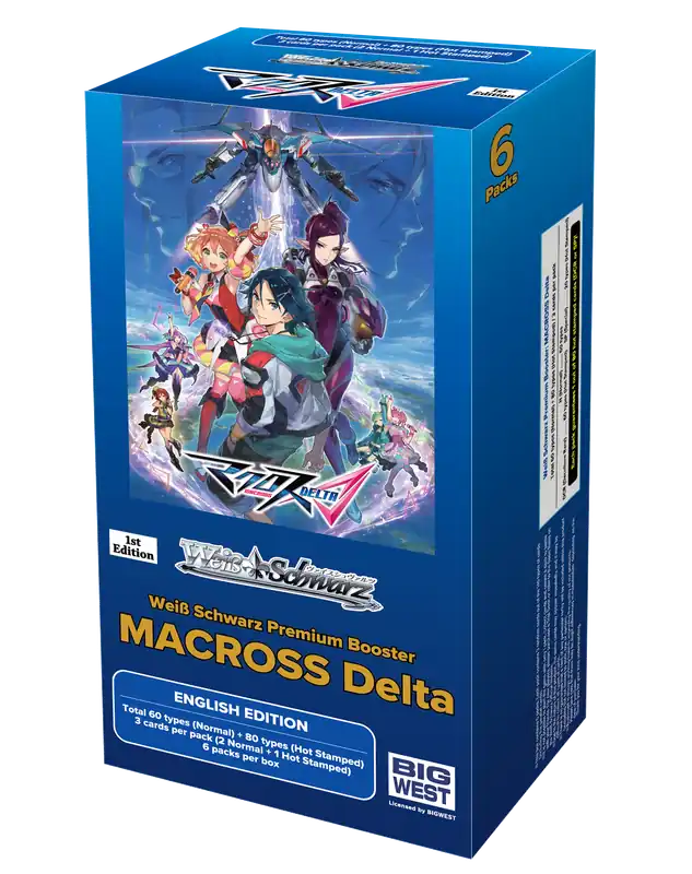 Bestseller Weiss Schwarz - MACROSS Delta Premium Display (6 Packs)