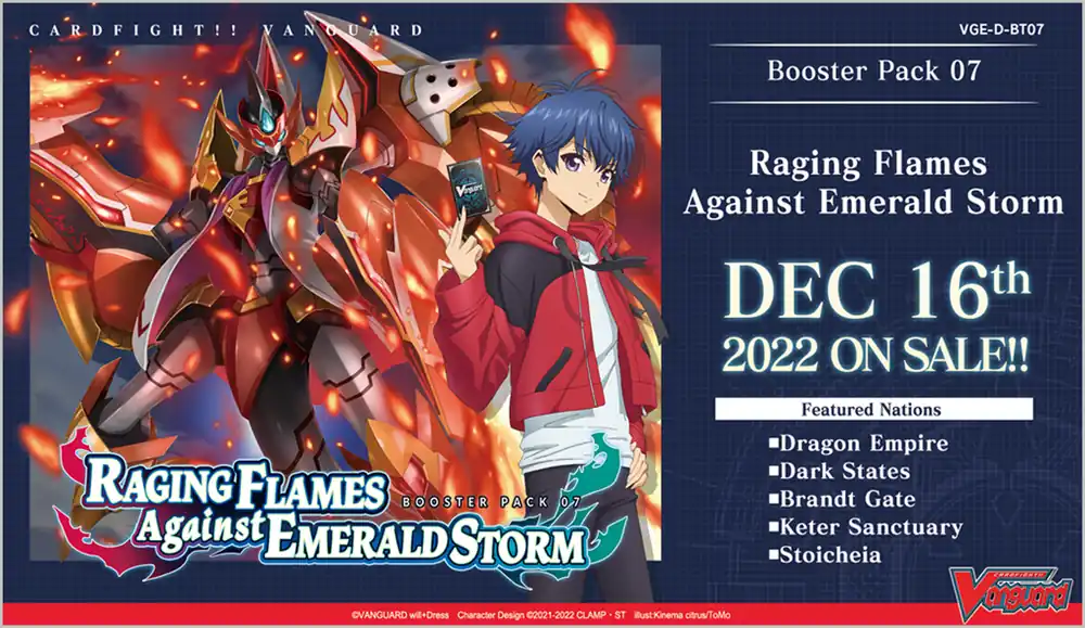 Alacsony ár D Booster Set 07 Raging Flames Against Emerald Storm Display (16 Packs)