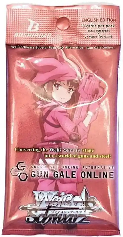 Weiss Schwarz - Sword Art Online Alternative - Gun Gale Online Booster Pack (8cards) Bestseller